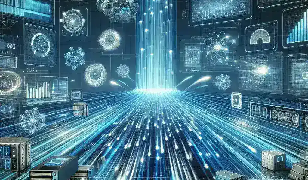 "High-speed data transfer tools featured in The Ultimate Guide to High-Speed Data Transfer Tools: Accelerating Digital Workflows in 2024, showcasing various devices and software that enhance digital workflow efficiency."