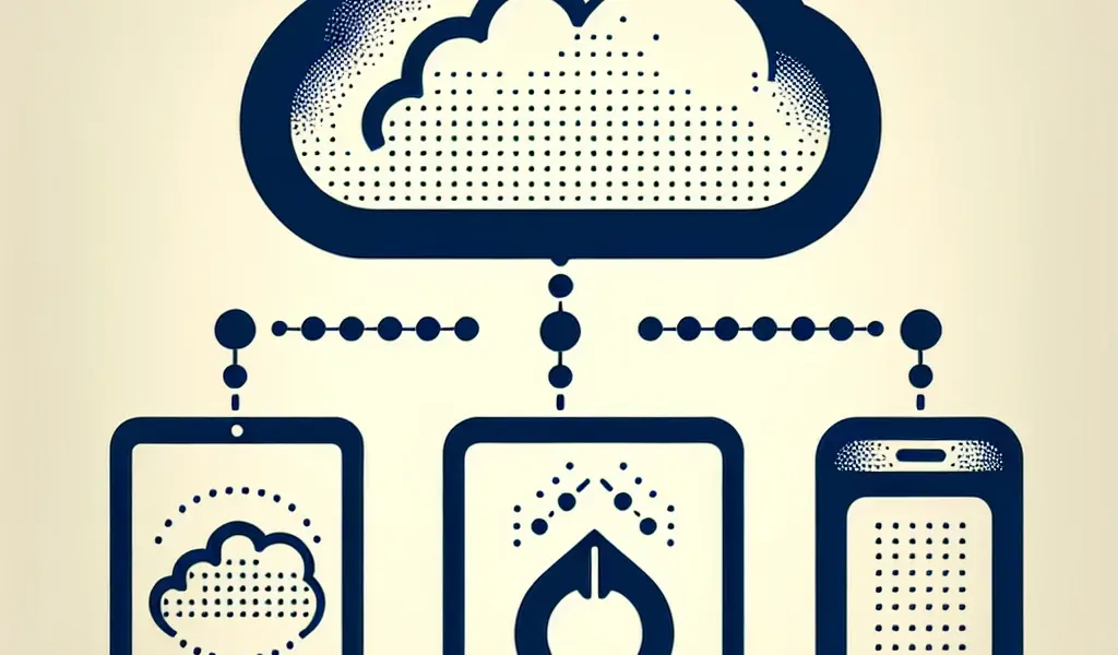 "Illustration of cross-platform data sync APIs showcasing seamless data integration across various applications and devices, emphasizing the benefits of real-time synchronization and connectivity in digital environments."