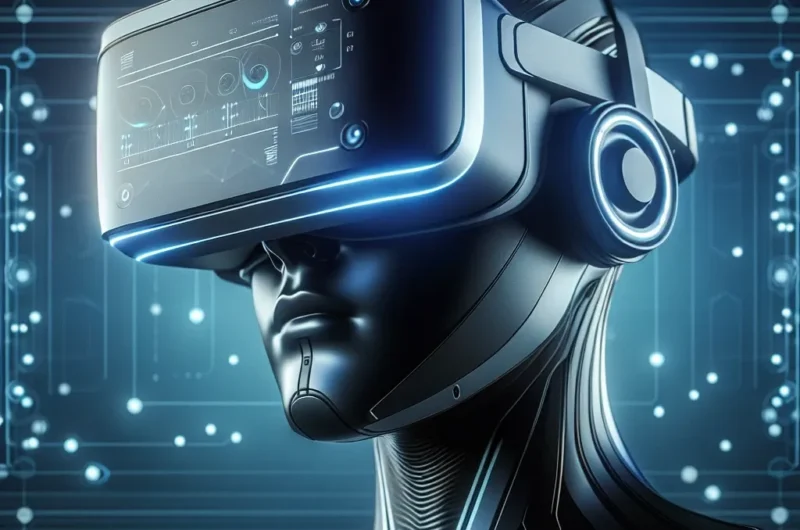 "Next-gen Sony VR headset featuring advanced haptic feedback technology, designed for immersive virtual reality experiences."